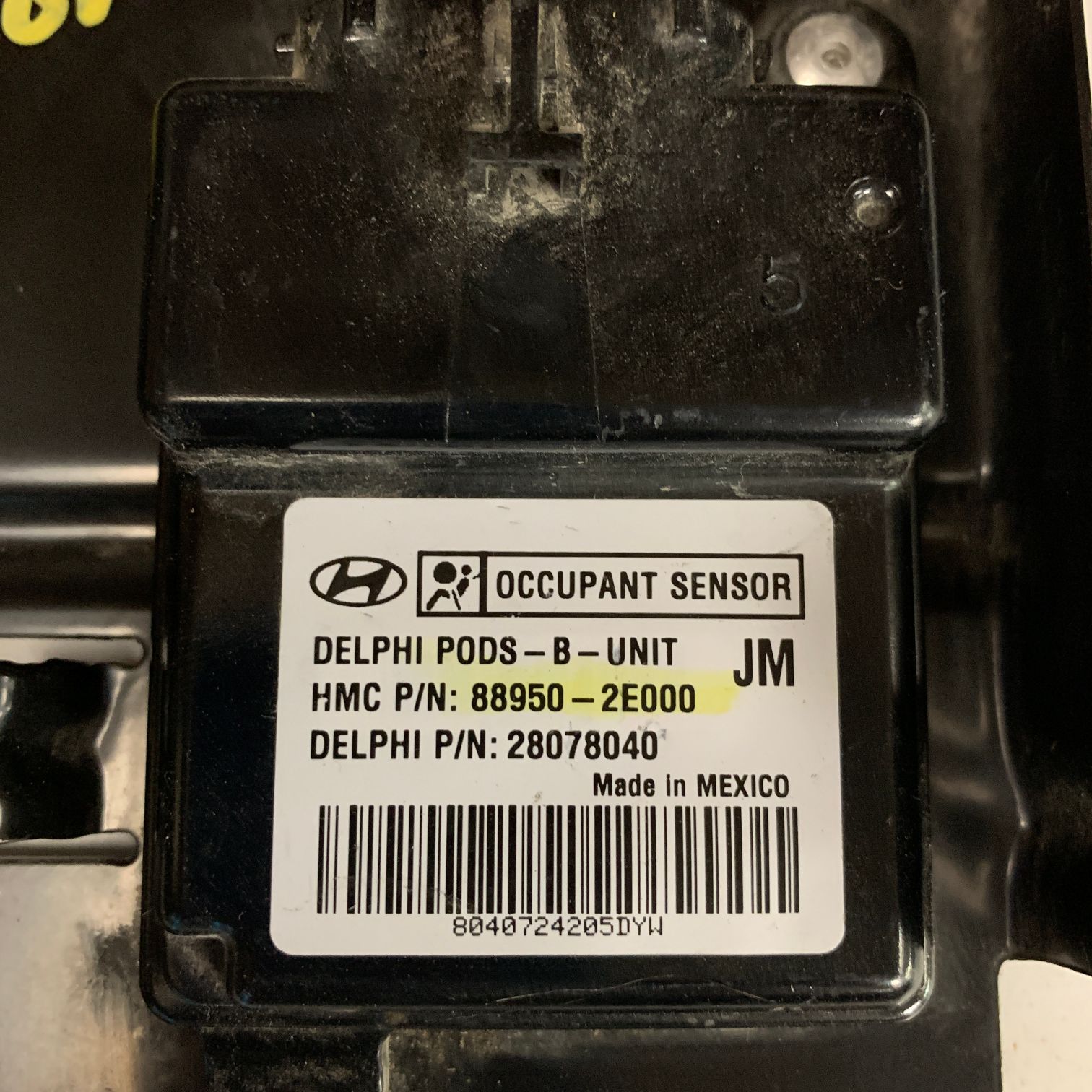 Hyundai Tucson Occupant Seat Sensor Module 88950-2E000